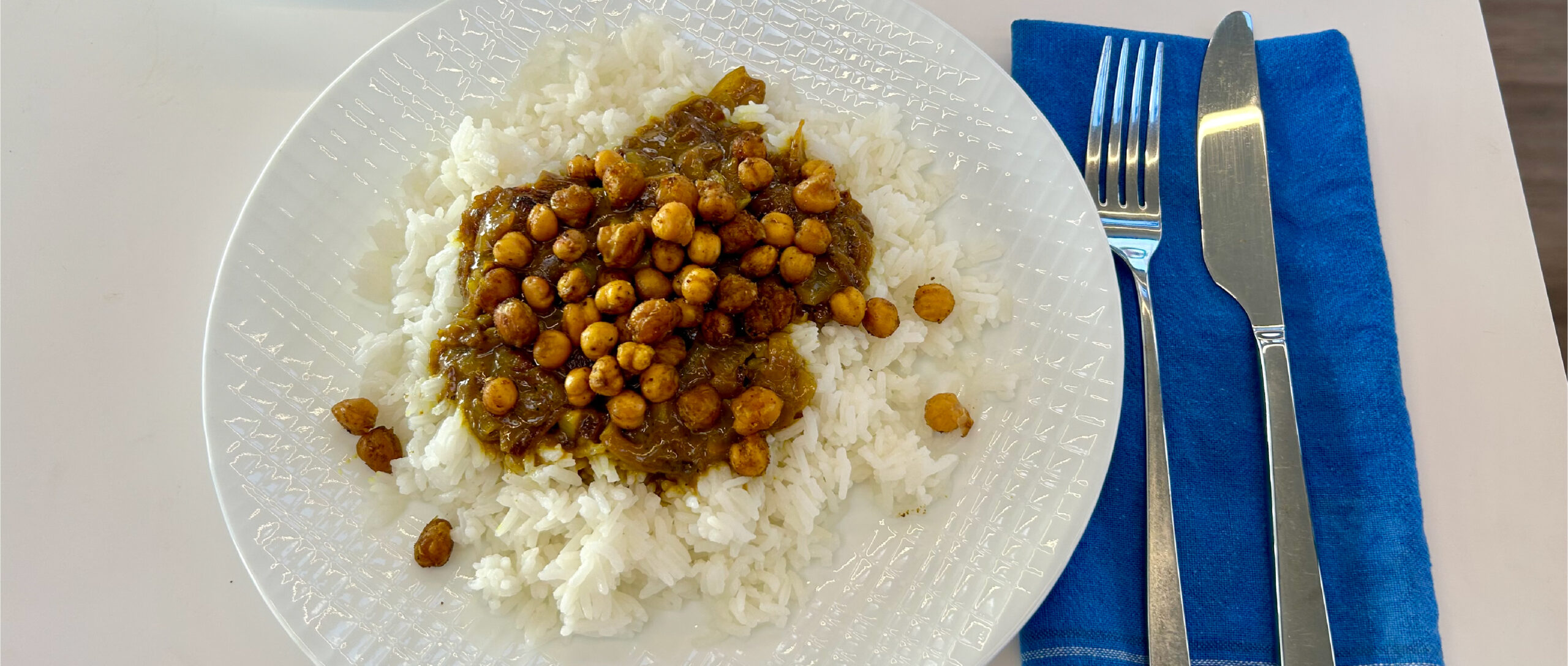 Coconut Curry with Roasted Chickpeas Recipe