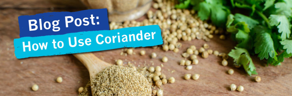 How to use coriander