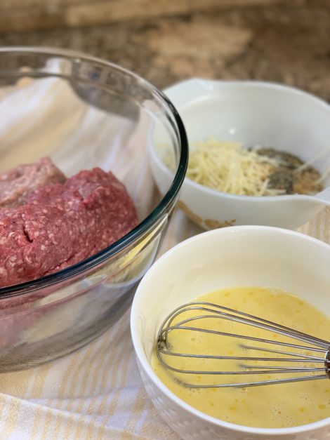 Italian Style Meatballs Ingredients