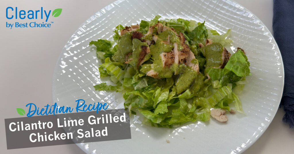 2024 May Recipe of the Month Cilantro Lime Chicken Salad