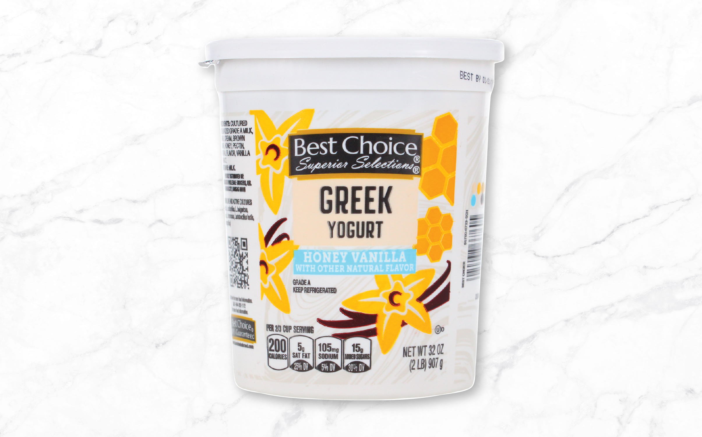 February 2024 Featured Product Honey Vanilla Greek Yogurt