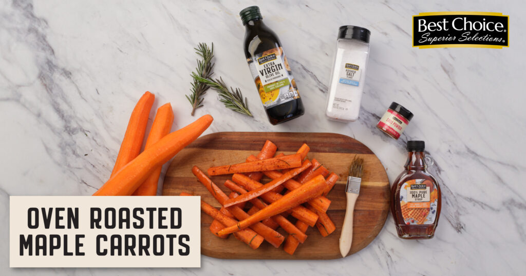 2024 Nov Facebook Oven Roasted Maple Carrots Recipe