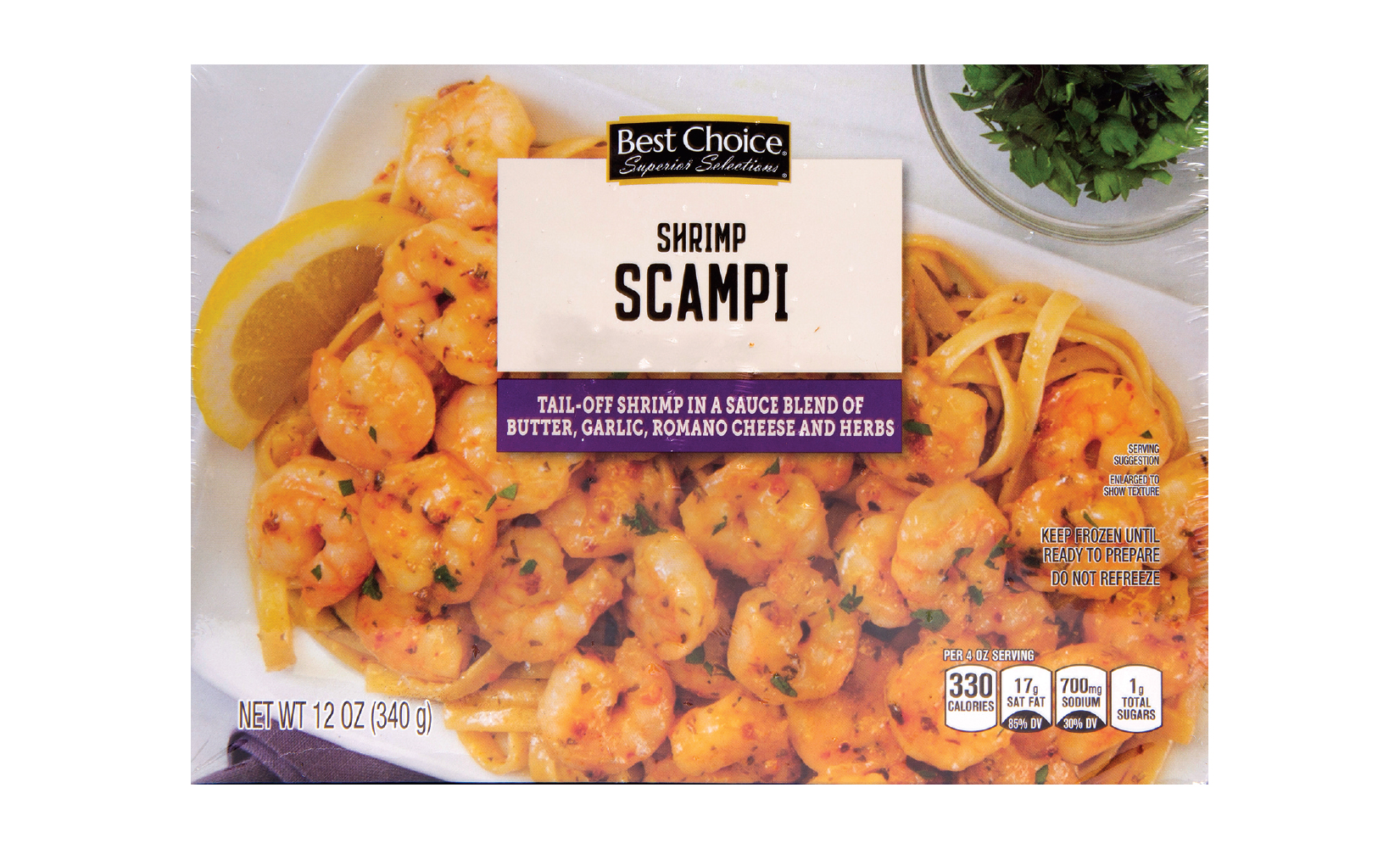 March 2025 Discover New Products Shrimp Scampi