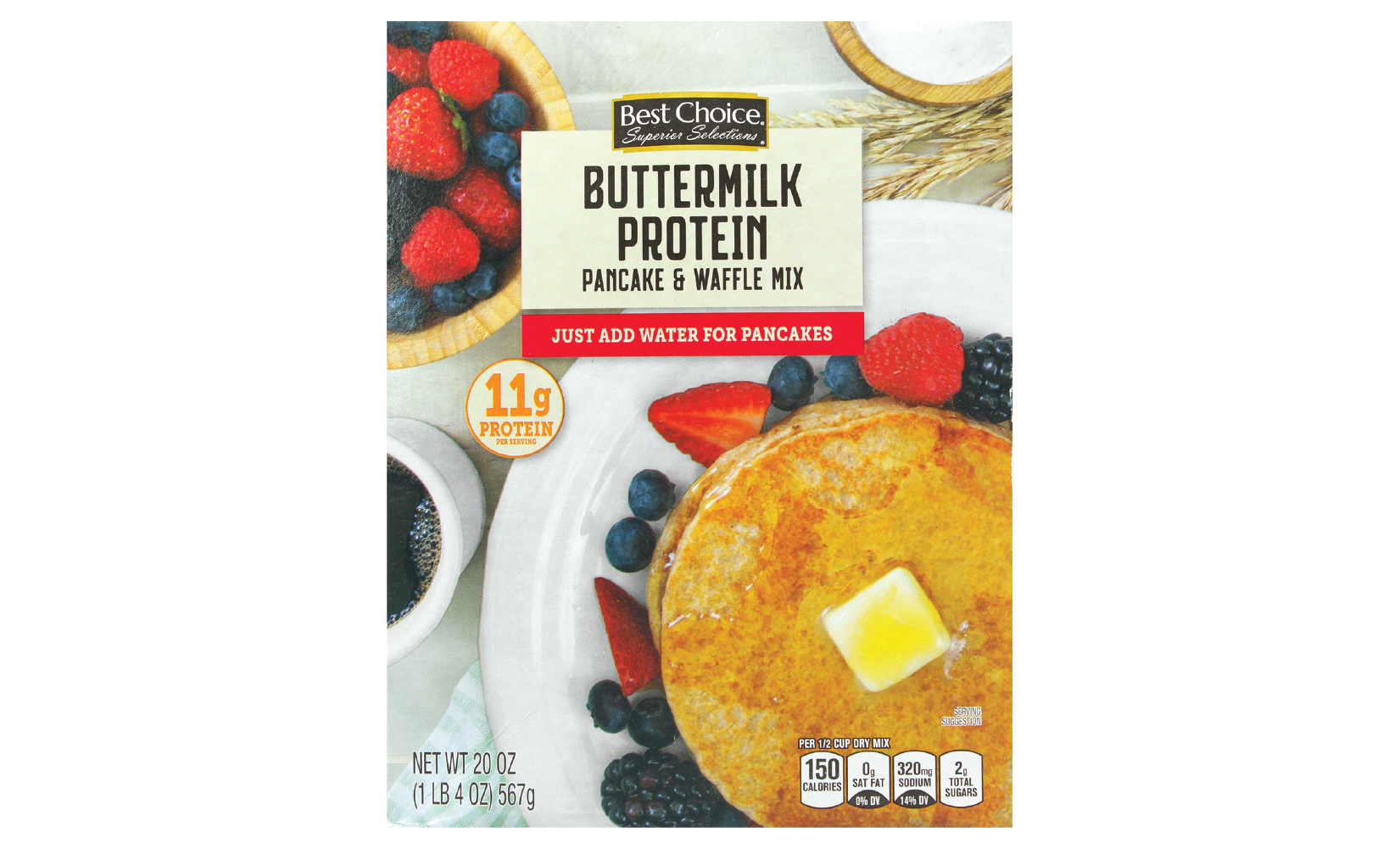 April 2025 Discover New Products Buttermilk Protein Pancake Waffle Mix