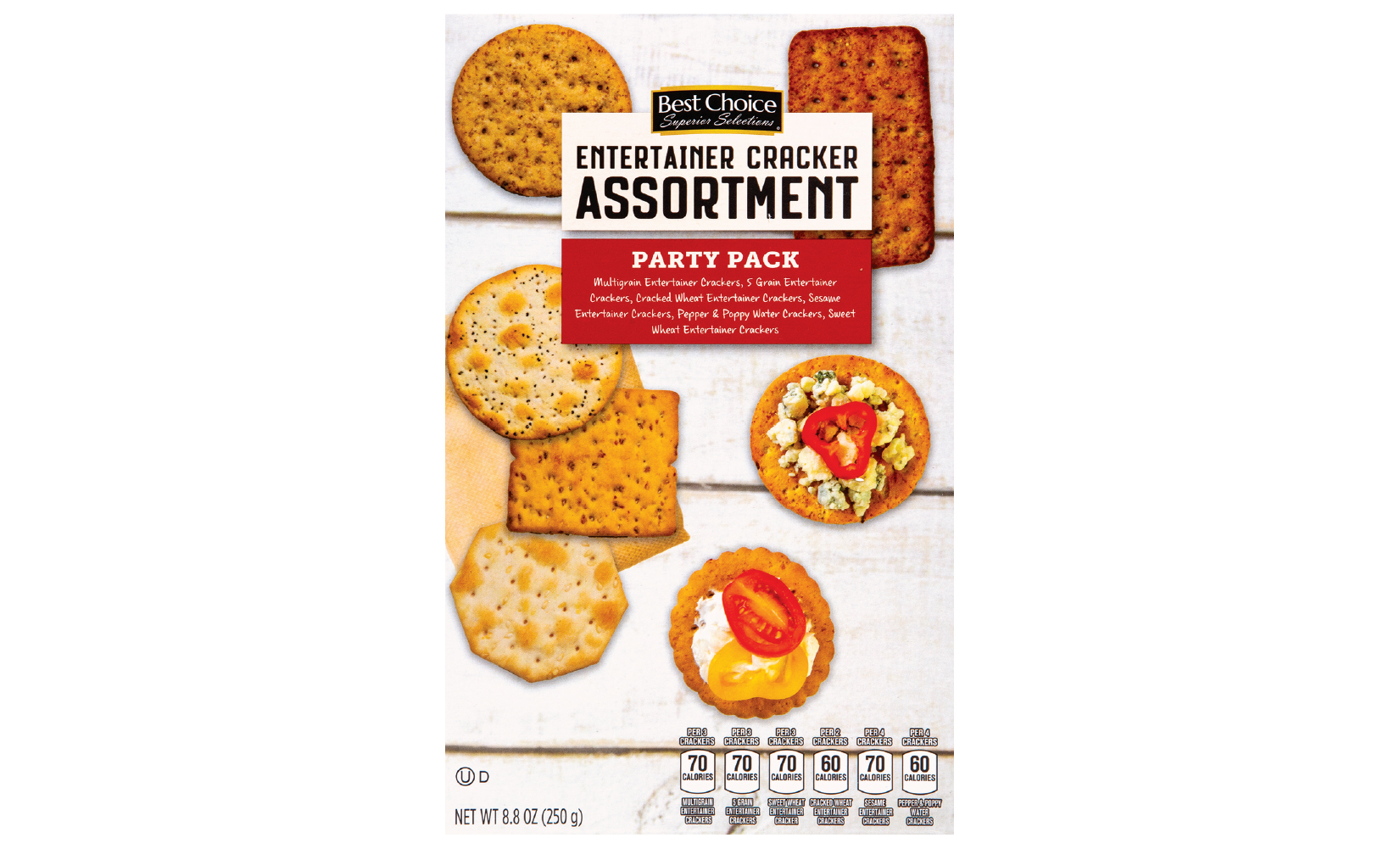 May 2025 Discover New Products Area Assorted Entertainer Crackers