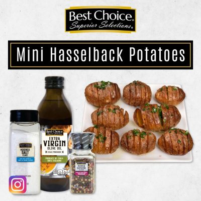 April 2025 Social Media Mini Hasselback Potatoes Recipe