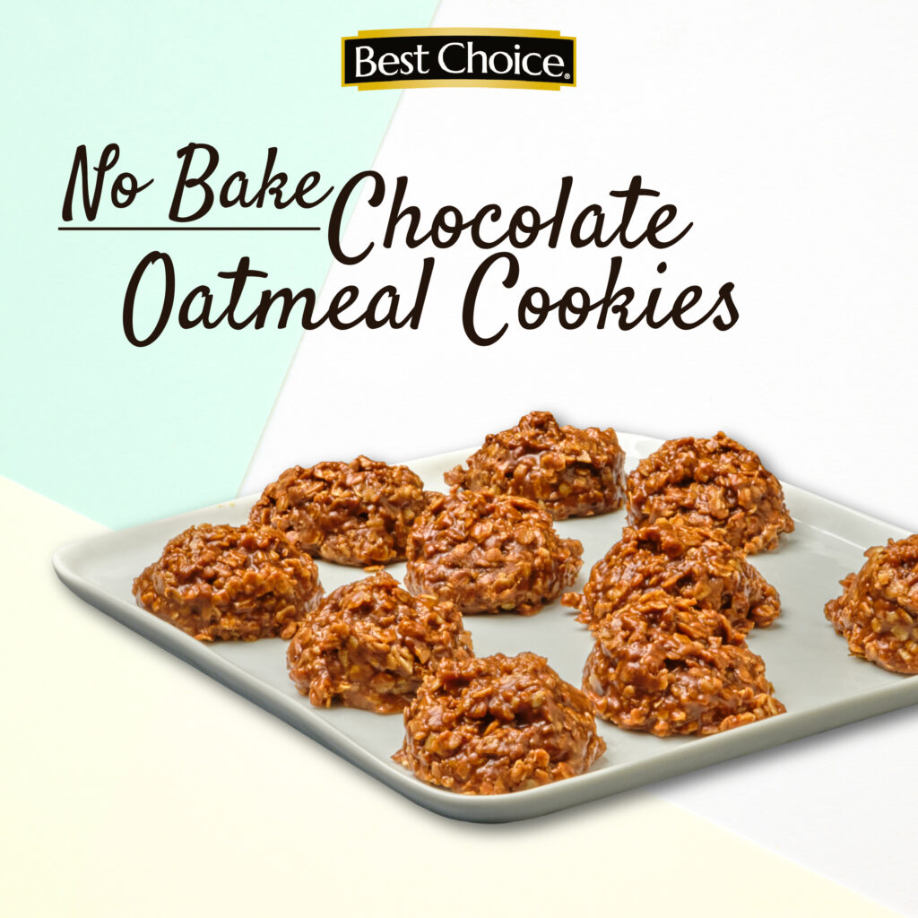 No Bake Chocolate Oatmeal Cookies