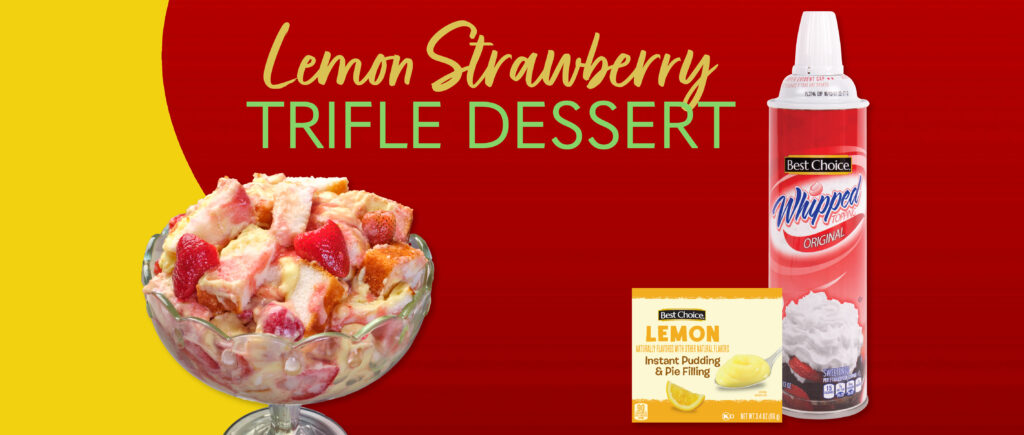 2024 June Lemon Strawberry Trifle Dessert Recipe