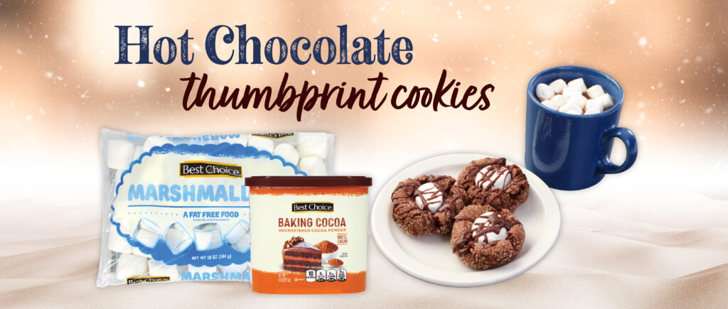 2024 Dec Hot Chocolate Thumbprint Cookies Recipe