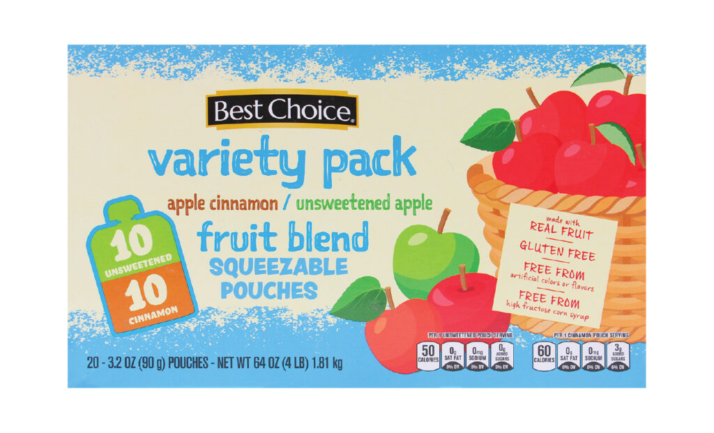 Jan 2025 Discover New Products Applesauce Variety Pouches