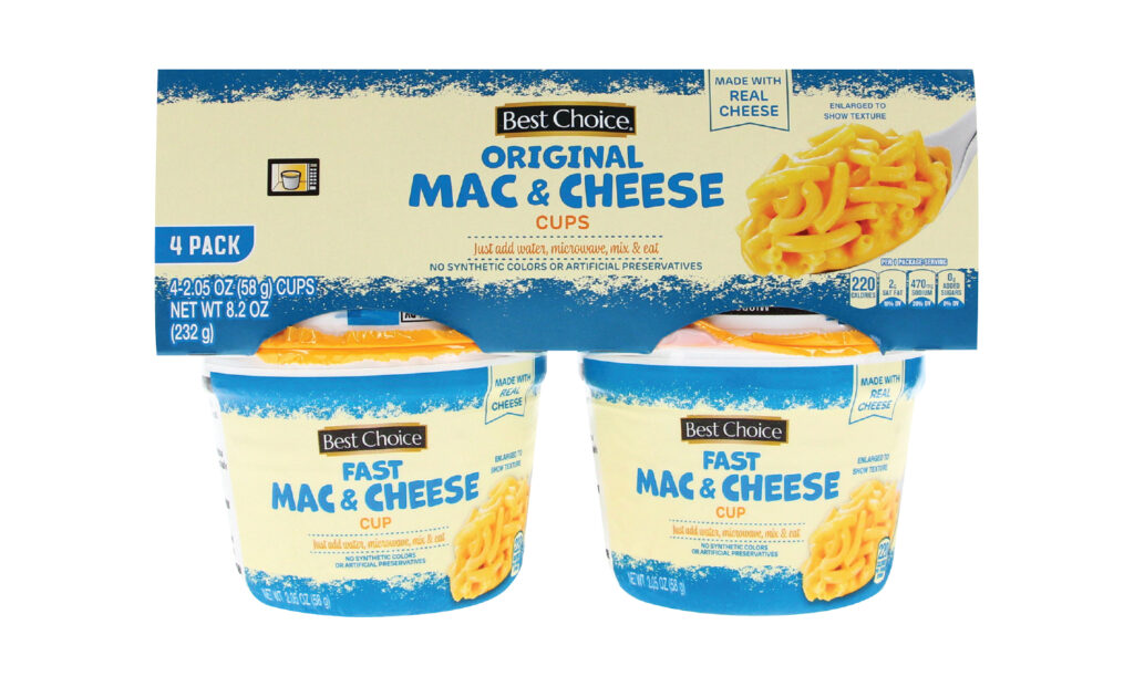 May 2025 Discover New Products Area Mac & Cheese Cups
