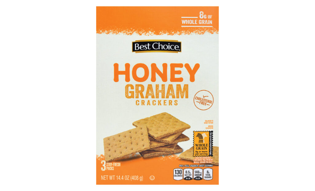 May 2025 Discover New Products Area Honey Graham Crackers