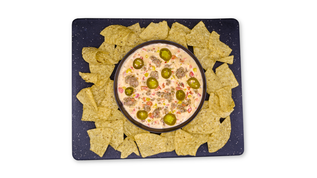 Feb 2026 Cheesy Party Dip Recipe Header