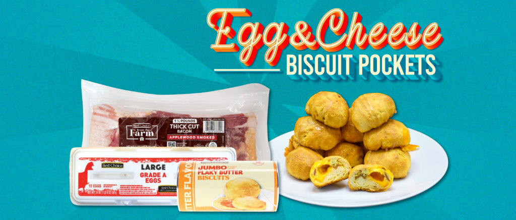 Egg & Cheese Biscuit Pockets